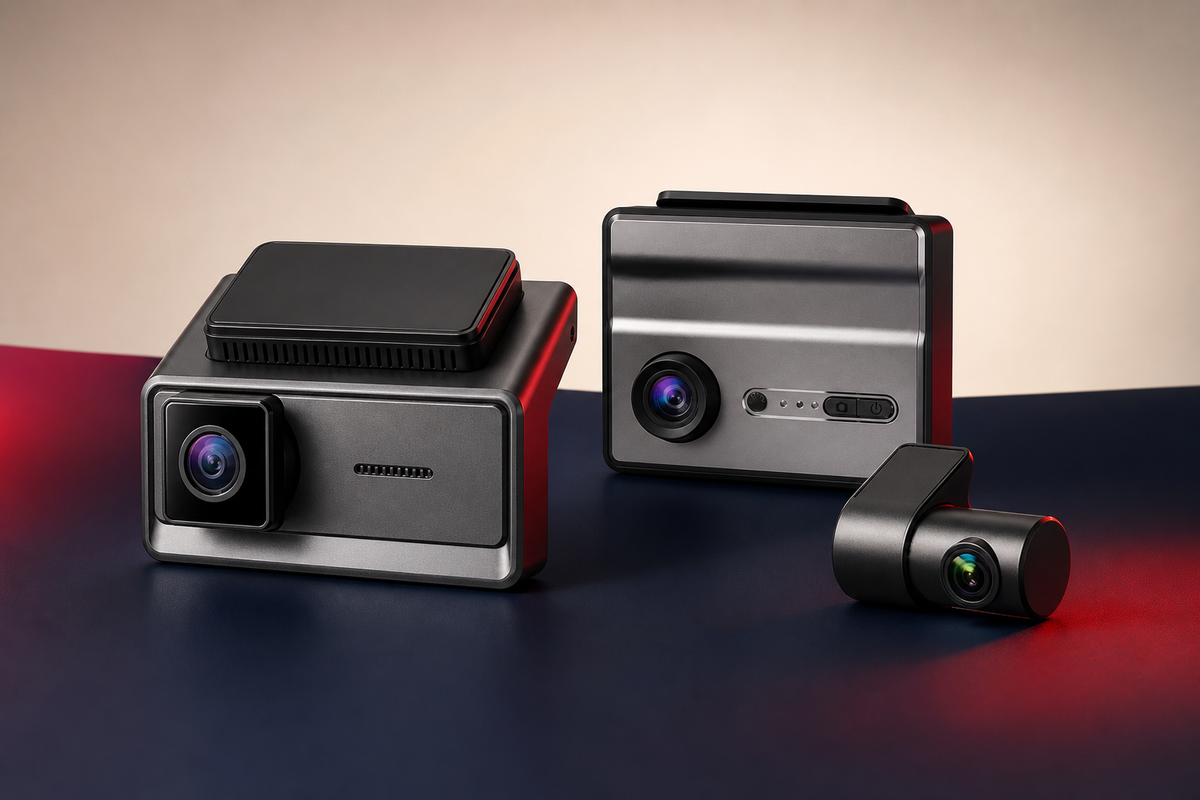 DashGuard 3-Channel Dash Cam with 24H Parking Monitor