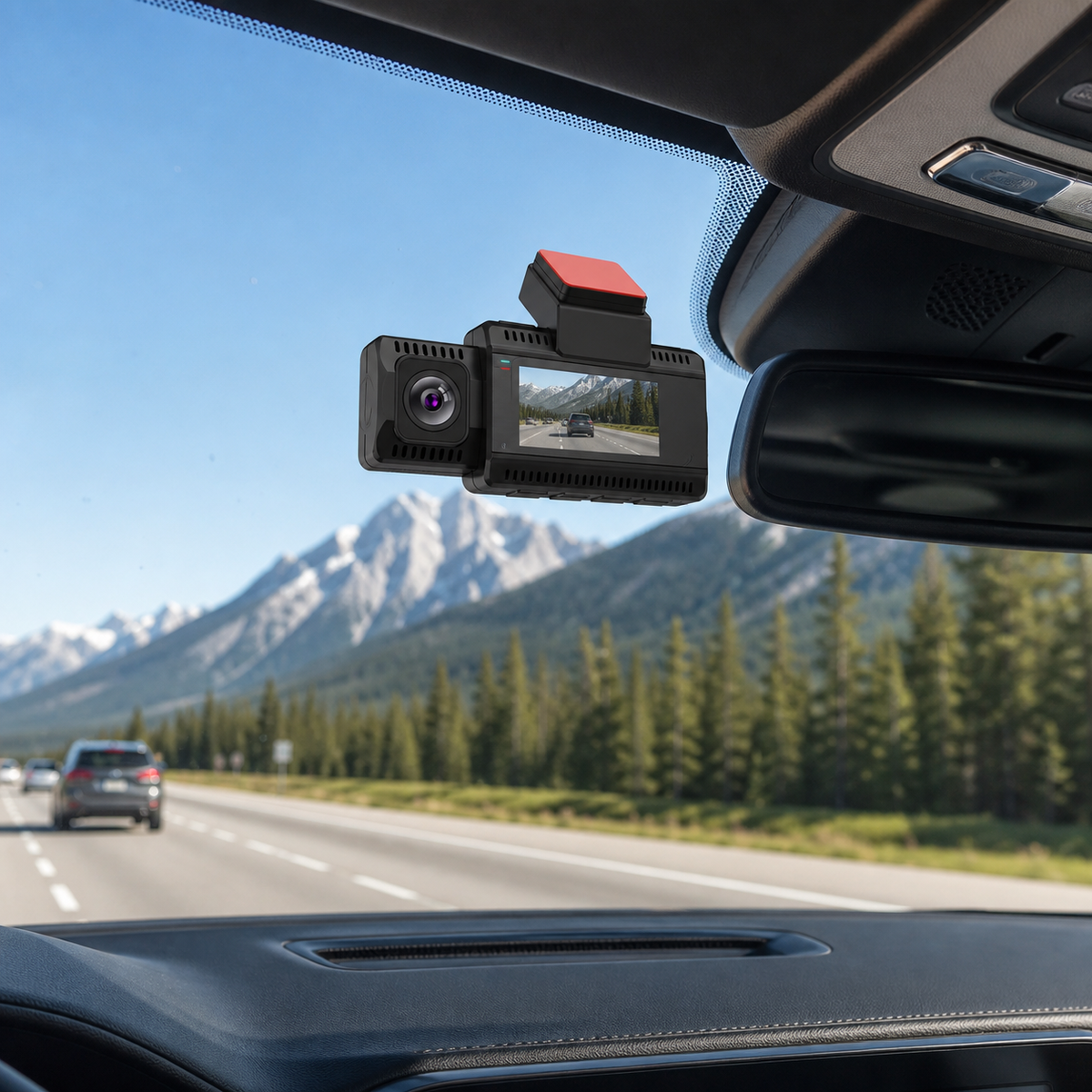 DashGuard 4K Dual Dash Cam with GPS & Wi-Fi
